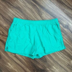 Columbia Teal Athletic Shorts, 3” inseam
